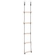 Scară cu 5 trepte, 210 cm, lemn masiv de pin