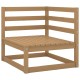 Set mobilier grădină&perne 2 piese, maro miere lemn masiv pin Set mobilier grădină&perne 2 piese, maro miere lemn masiv pin