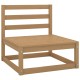 Set mobilier grădină&perne 2 piese, maro miere lemn masiv pin Set mobilier grădină&perne 2 piese, maro miere lemn masiv pin