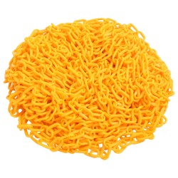 Lanțuri de avertizare, galben ,100 m ø8 mm, plastic