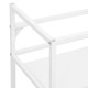 Cadru chiuvetă de baie, alb, 79x38x83 cm, fier