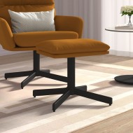 Taburet, maro, 60x60x36 cm, catifea