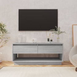 812973 tv cabinet grey sonoma 102x41x44 cm chipboard
