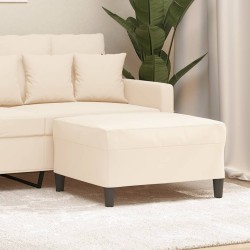 Taburet, crem, 70x55x41 cm, catifea