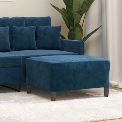 Taburet, albastru, 70x55x41 cm, catifea