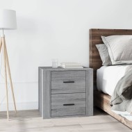 Noptieră, gri sonoma, 50x39x47 cm