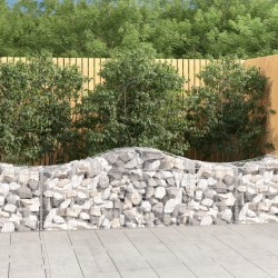 Coș gabion arcuit 200x50x60/80 cm fier galvanizat