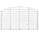 Coș gabion arcuit 200x30x100/120 cm fier galvanizat