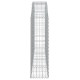 Coș gabion arcuit 200x30x100/120 cm fier galvanizat
