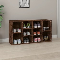 Bancă de pantofi, stejar fumuriu 103x30x55 cm lemn prelucrat