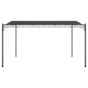 Copertină, antracit, 4x3 m, 180 g/m², material textil și oțel Copertină, antracit, 4x3 m, 180 g/m², material textil și oțel