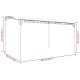 Copertină, antracit, 4x3 m, 180 g/m², material textil și oțel Copertină, antracit, 4x3 m, 180 g/m², material textil și oțel