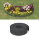 Bordură de grădină, gri, 10 m 15 cm, polietilenă Bordură de grădină, gri, 10 m 15 cm, polietilenă