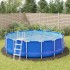 Acoperire geotextil piscină, gri deschis, ø550 cm, poliester