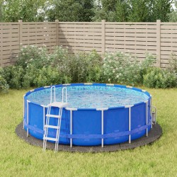 Acoperire geotextil piscină, gri deschis, ø366 cm, poliester