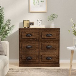 Servantă, stejar maro, 70x35,5x67,5 cm, lemn prelucrat