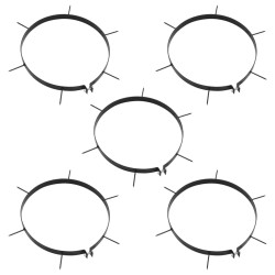 Cleme pentru aerator de gazon 5 buc cu țăruși ø 30 cm, fier