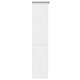 Bibliotecă "bodo", alb, 82x40x173 cm, lemn masiv de pin