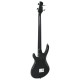 Chitara bass electrică începători, cu husă, negru, 4/4 46"
