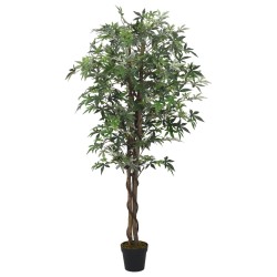 Arbore de arțar artificial 756 de frunze 200 cm verde