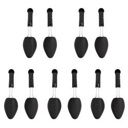 Calapoade de pantofi, 5 perechi, negru, eu 38-44, plastic