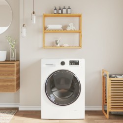 Etajeră de baie cu 3 niveluri, de perete, 60x15x54 cm, bambus