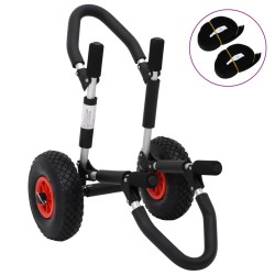 Cărucior de sup pentru placa de surf pliabil, 45 kg, aluminiu