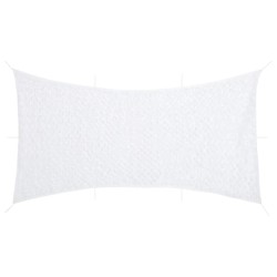 Plasă de camuflaj cu geantă de depozitare, alb, 600x414 cm