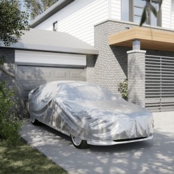 Husă auto sedan, curele cu cataramă, complet, argintiu m peva