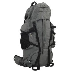 Rucsac de drumeție, gri, 60 l, țesătură oxford