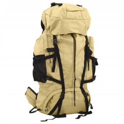 Rucsac de drumeție, kaki, 60 l, țesătură oxford