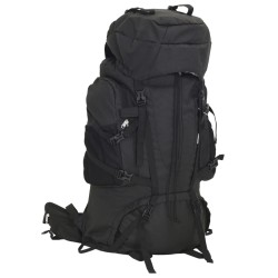 Rucsac de drumeție, negru, 80 l, țesătură oxford