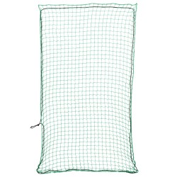 Plasă de remorcă cu funie elastică, verde, 2,1x1,25 m, pp