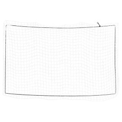 Plasă de remorcă cu funie elastică, alb, 3,5x2 m, pp