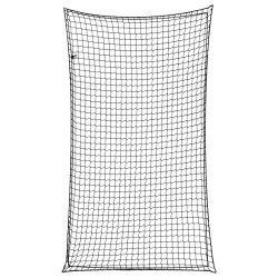 Plasă de remorcă cu funie elastică, negru, 3,5x2 m, pp