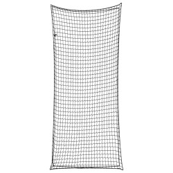 Plasă de remorcă cu funie elastică, negru, 8x3,5 m, pp