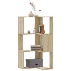 Bibliotecă 3 niveluri stejar sonoma 50x50x102 cm lemn prelucrat