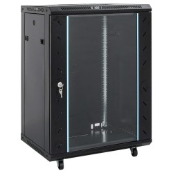 Dulap de server, 15u, 19" ip20, negru, 60x45x86 cm