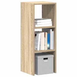Bibliotecă stivuabilă stejar sonoma 30x30x80 cm lemn prelucrat