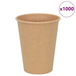 Cești de cafea din hârtie 1000 buc 12 oz 300 ml maro