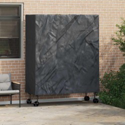 Husă pentru masă de ping pong negru 165 x 70 x 185 cm țesătură