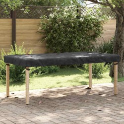 Copertă pentru masă simplu negru 102 x 202 x 15 cm țesătură