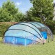 Cort pentru piscină transparent 538 x 440 x 204 cm pvc