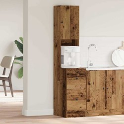 Bufet de bucătărie cu sertar cu ușă lemn vechi 32 x 50 x 180 cm