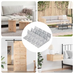 Suport 212 pcs zincat 106 x 55 x 1,5mm oțel