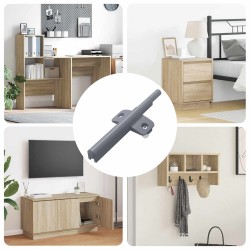 Amortizor cu închidere soft 1161 pcs gri 125 x 47 x 15 mm pp