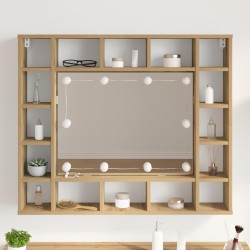 Lumini pentru oglindă 12 pcs alb 4.5 x 4.5 x 4.8 cm plastic