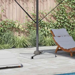 Bază pentru umbrelă argintiu 23 x 14 x 6 cm