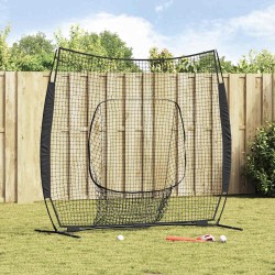 Baseball și softball negru 250 x 106 x 209 cm poliester