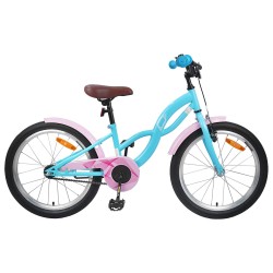 Bicicletă pentru copii 20 inci pentru 6-11 ani albastru deschis